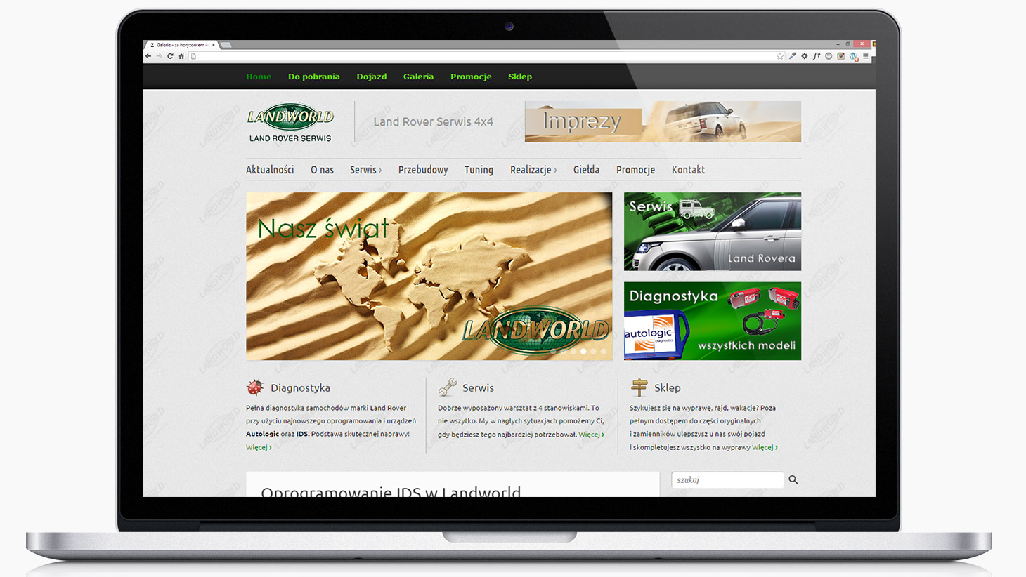strona www landworld | tomeson