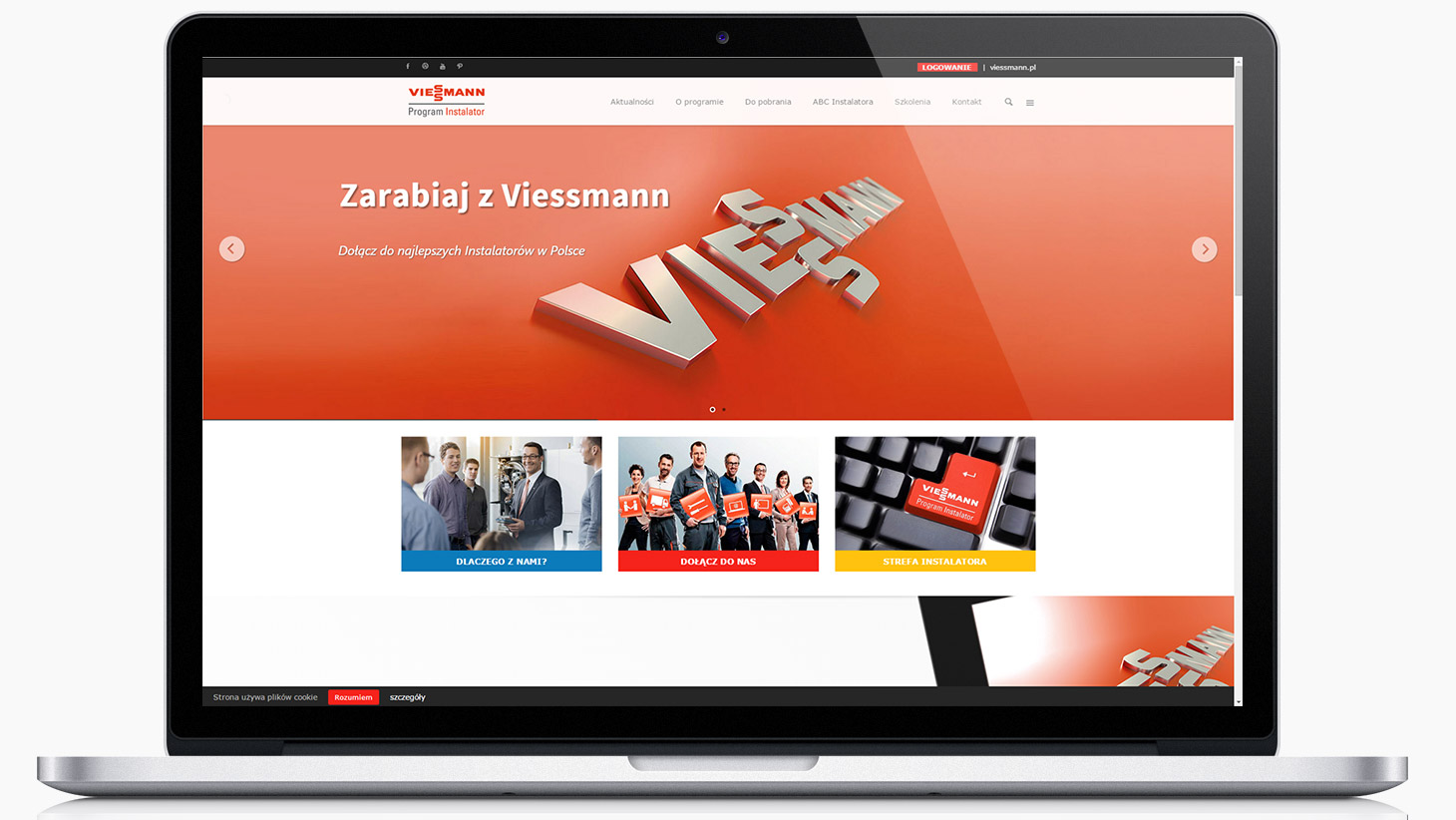 strona www program instalator Viessmann